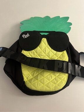 Victoria's Secret Pink Limited Edition Neon Pineapple Lunch Bag Beach Cooler